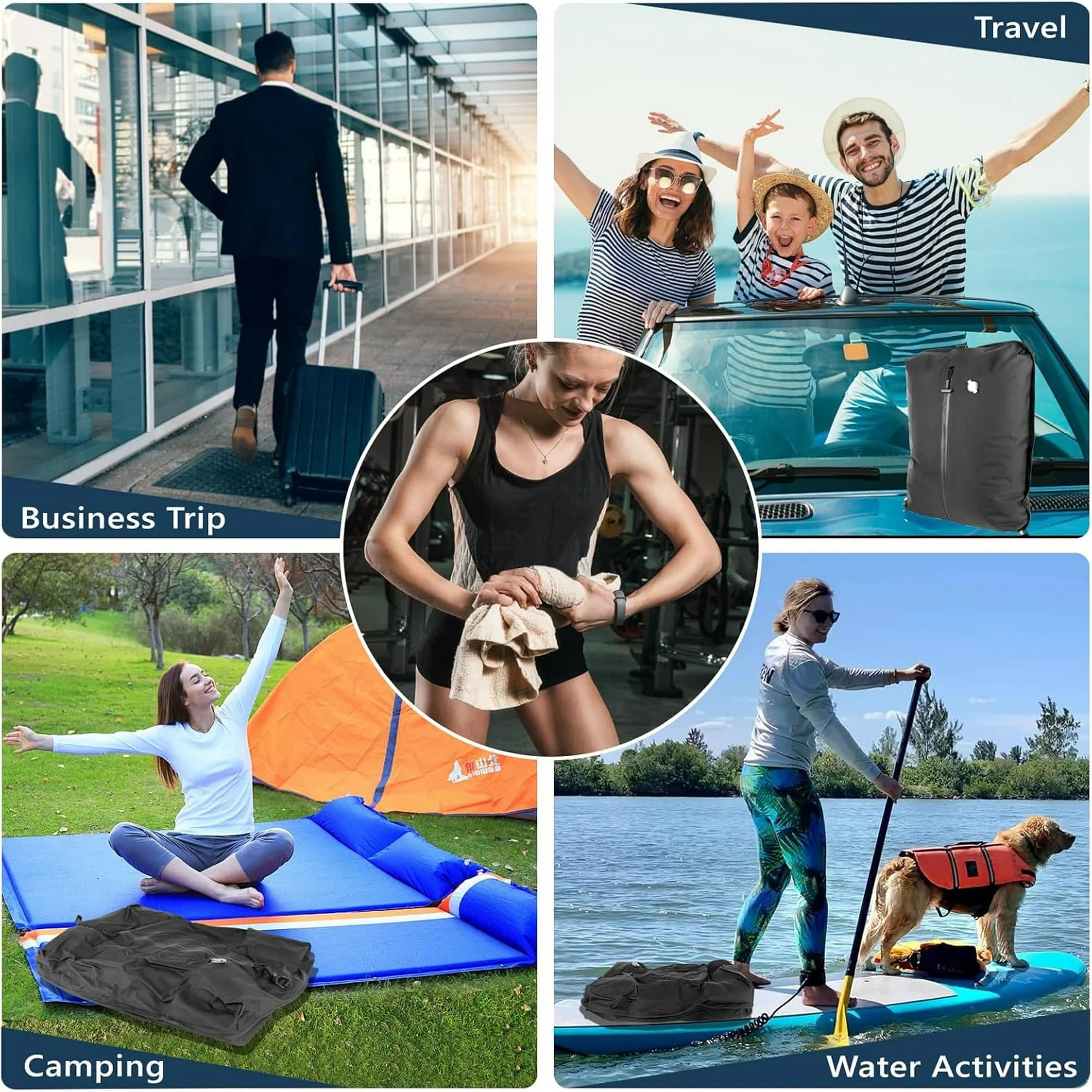 LAG Vacuum Bags for Travel Luggage with Wireless Pump 8