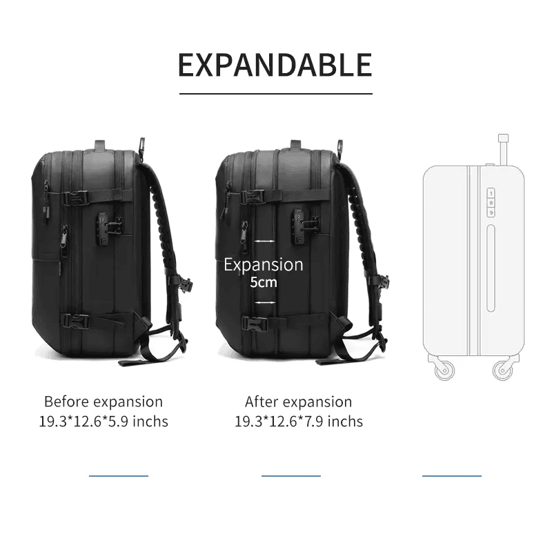 LAG Vacuum Expandable Travel Backpack 3